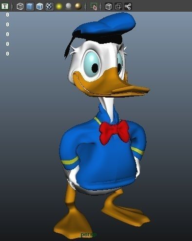 Donald Duck  3D model_5