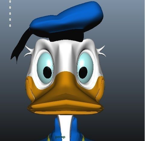 Donald Duck  3D model_7