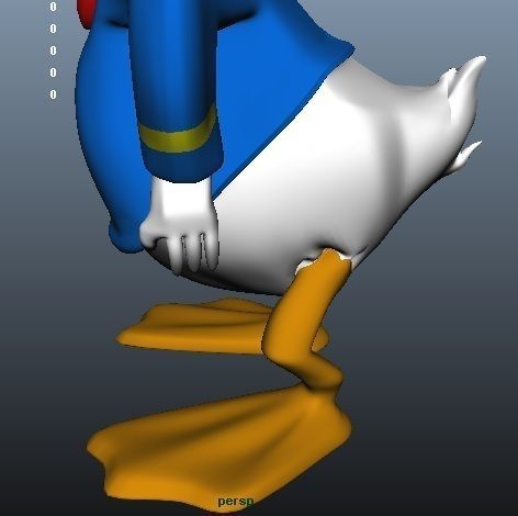 Donald Duck  3D model_2