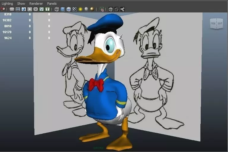 Donald Duck  3D model_0