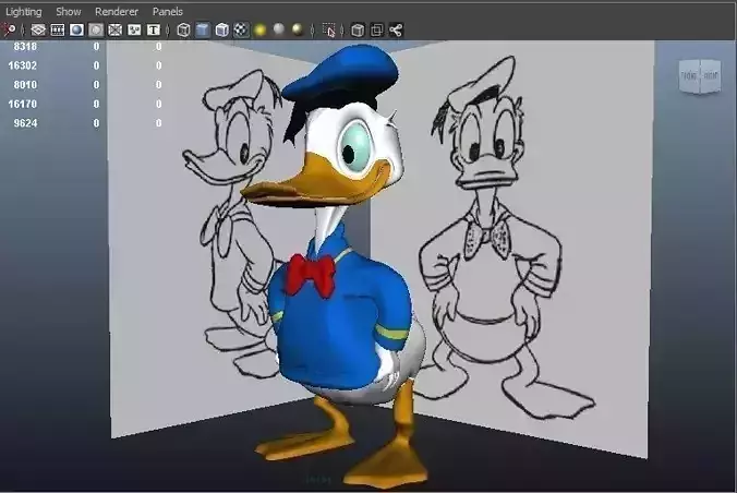 Donald Duck  3D model