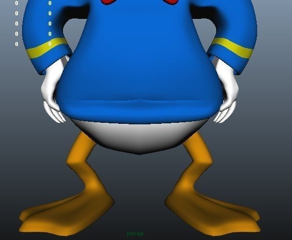 Donald Duck  3D model_4