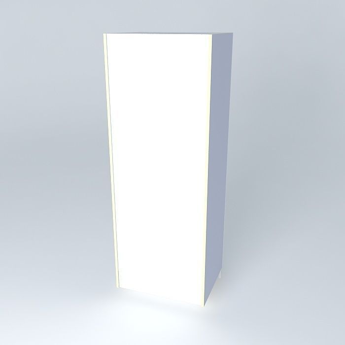 TC2D wardrobe Free 3D model_1