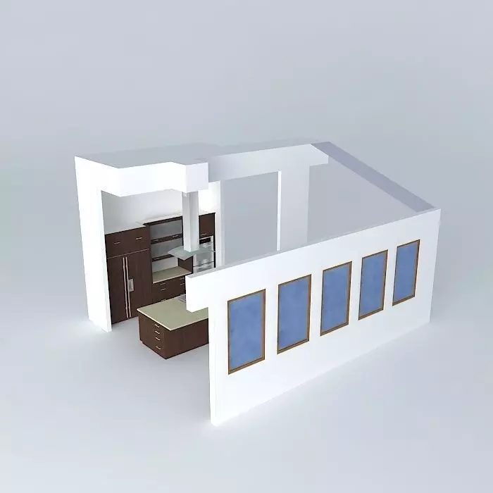 Kitchen Design Free 3D model