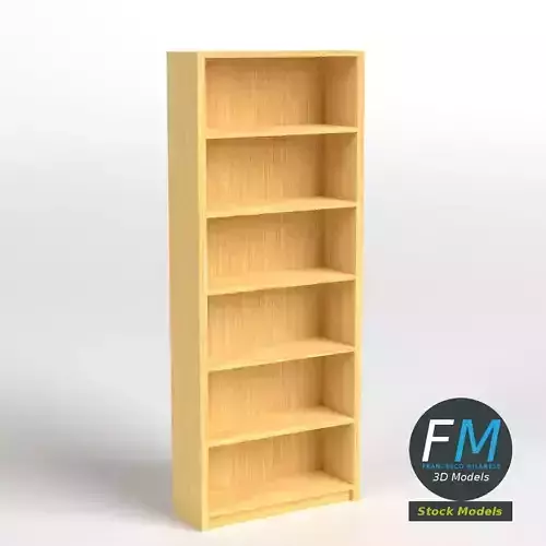 Empty bookshelf 1
