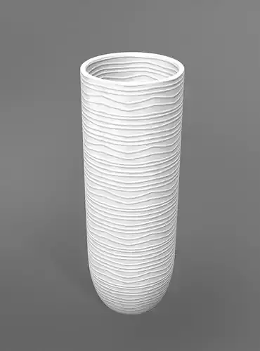 Modern White Vase