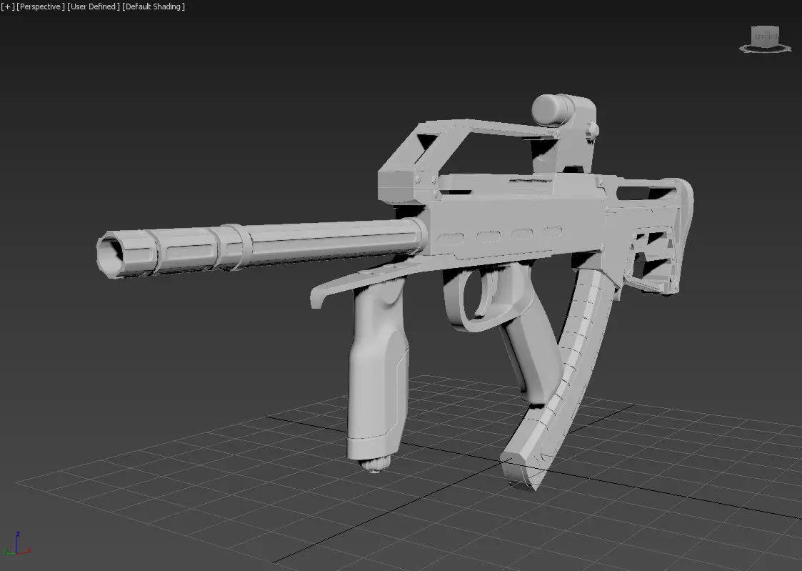 Machine Gun 3D model_0