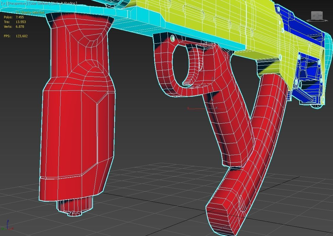 Machine Gun 3D model_7