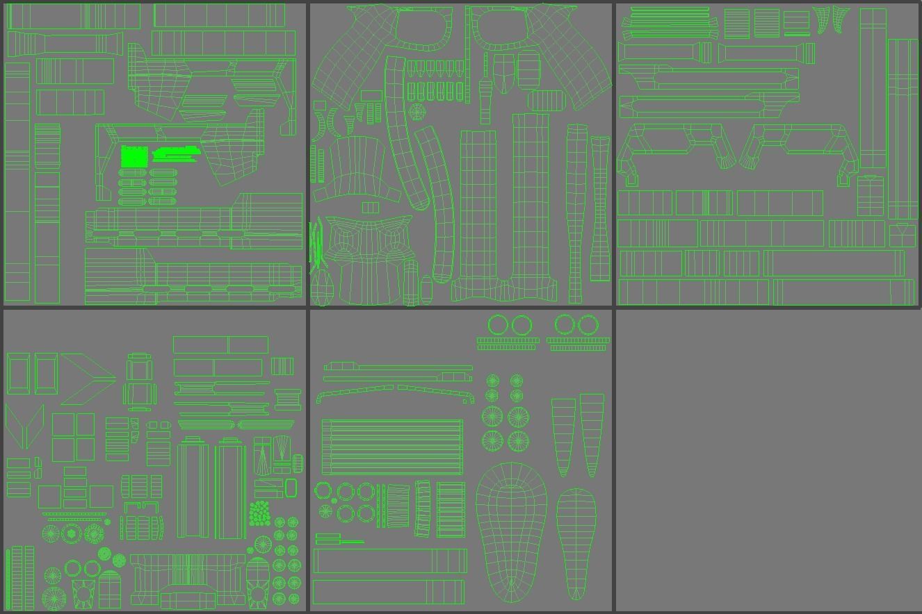 Machine Gun 3D model_10