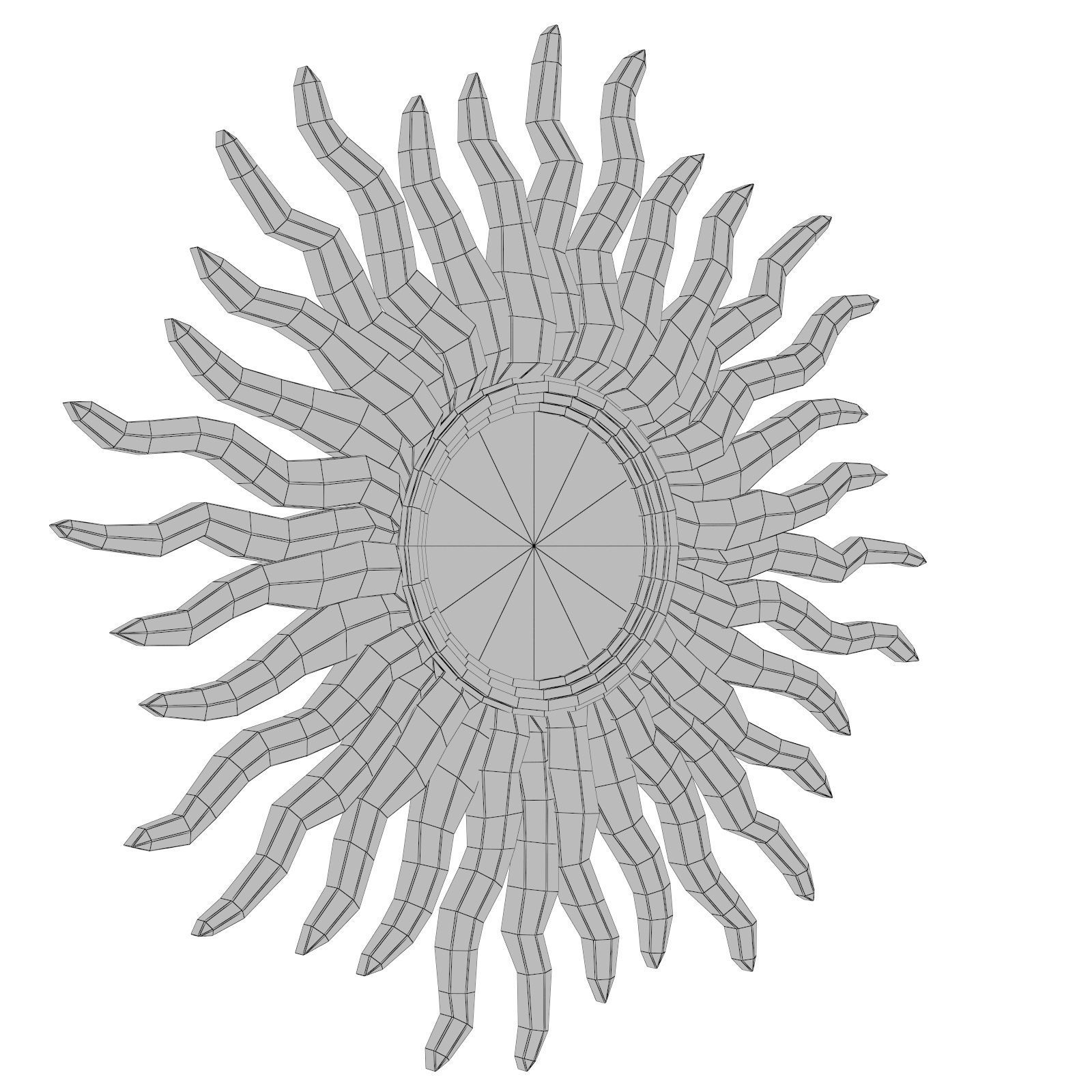 Mirror Medina Eichholtz 112839 3D model_5