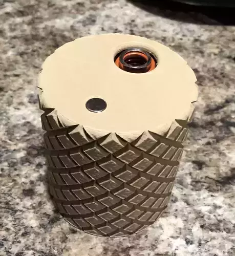 Induction Heater Case - Knurling 3D print model
