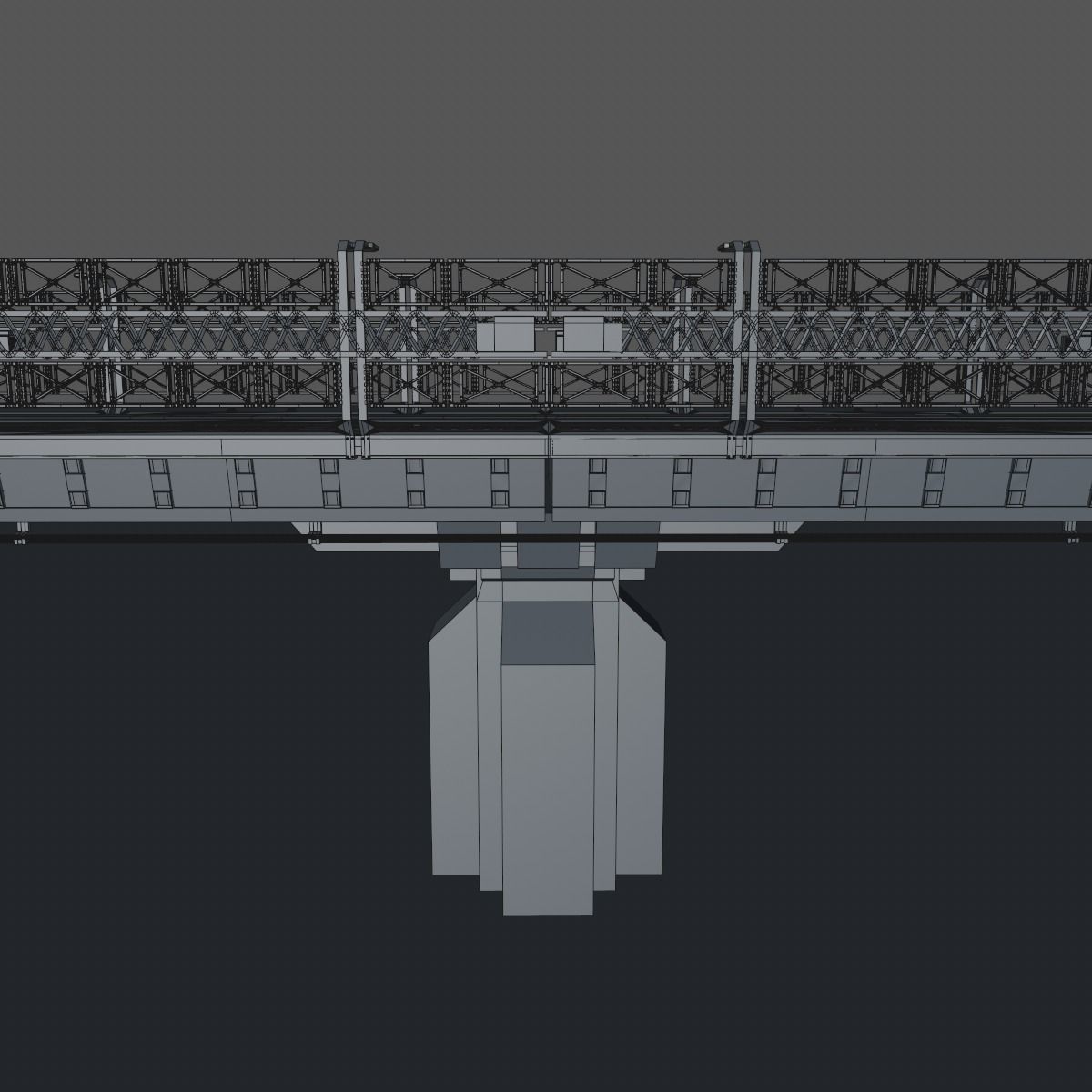 Sci fi Bridge 3D model_16