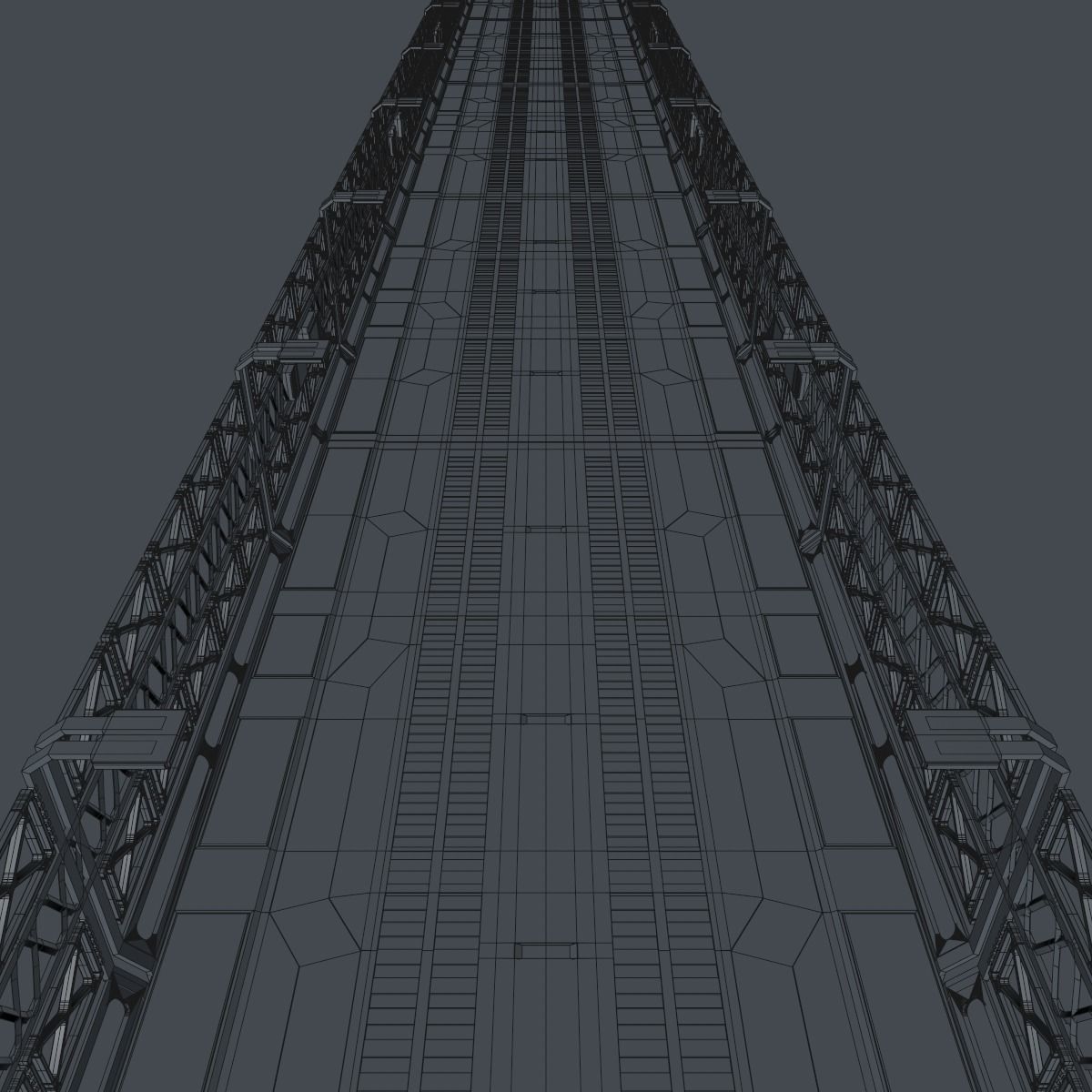 Sci fi Bridge 3D model_15