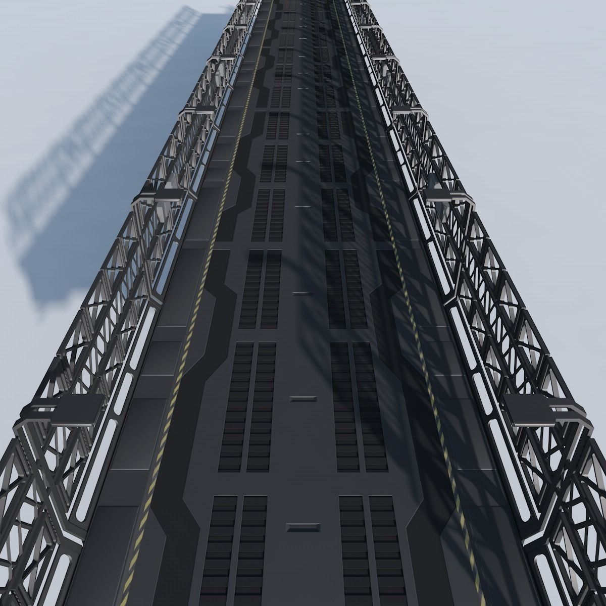 Sci fi Bridge 3D model_3