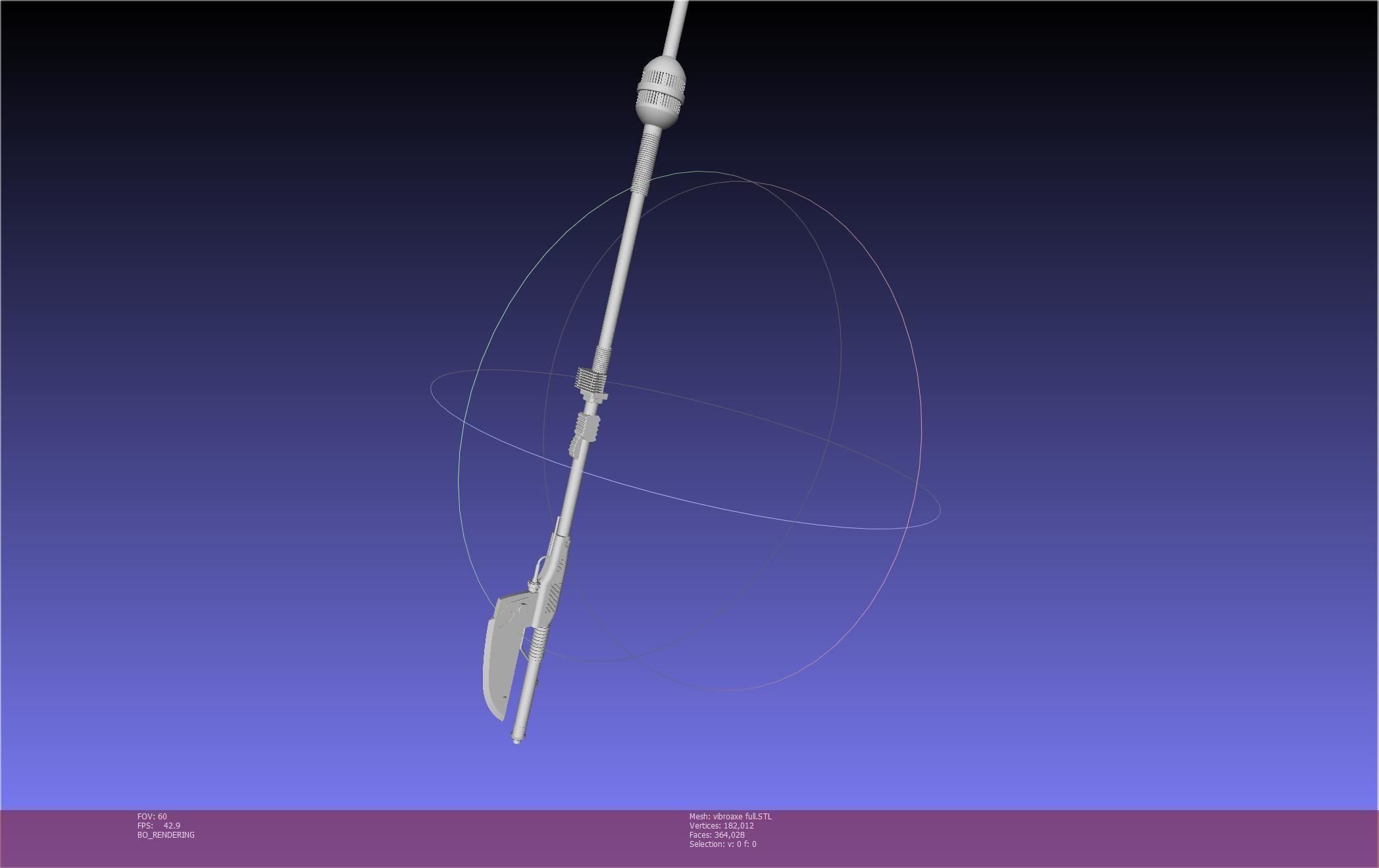 Star Wars Vibro Axe Assembly Models 3D print model_63