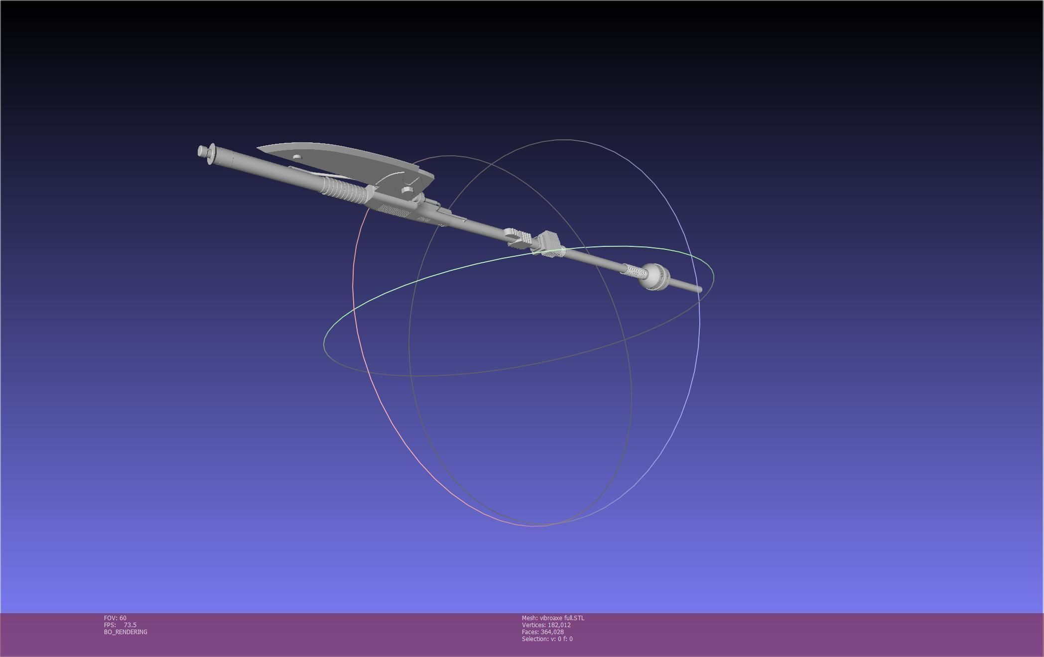 Star Wars Vibro Axe Assembly Models 3D print model_60