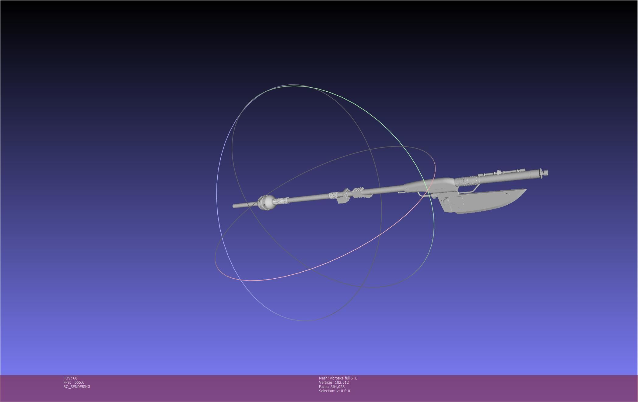 Star Wars Vibro Axe Assembly Models 3D print model_81