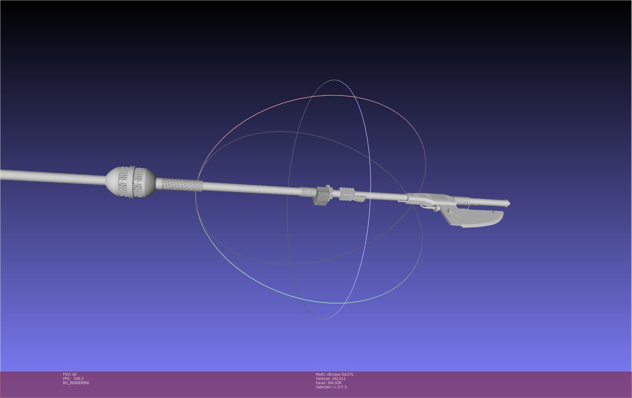 Star Wars Vibro Axe Assembly Models 3D print model_97