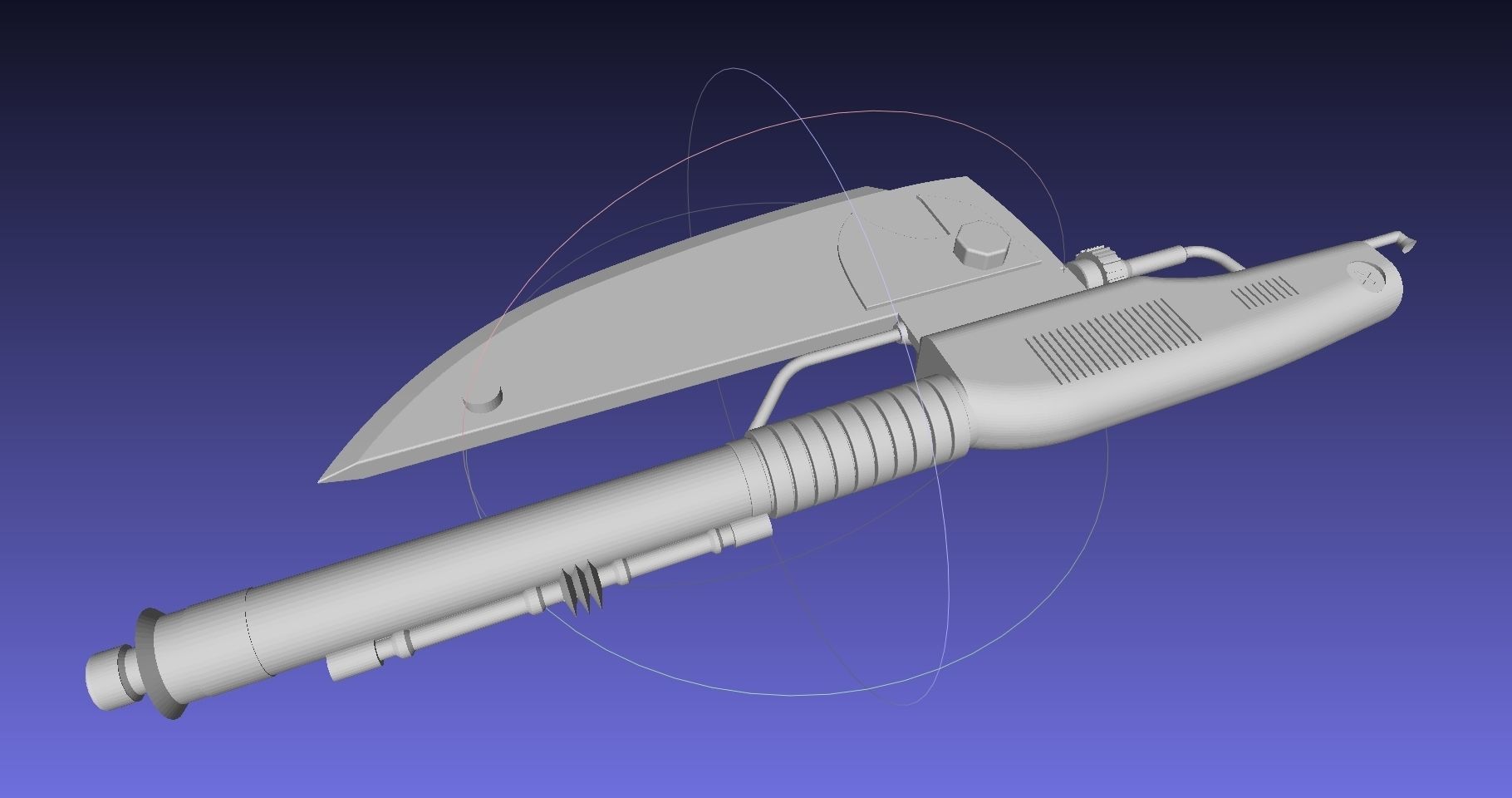 Star Wars Vibro Axe Assembly Models 3D print model_25