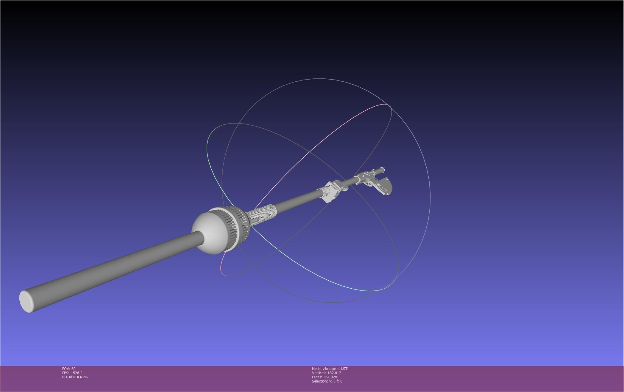 Star Wars Vibro Axe Assembly Models 3D print model_96