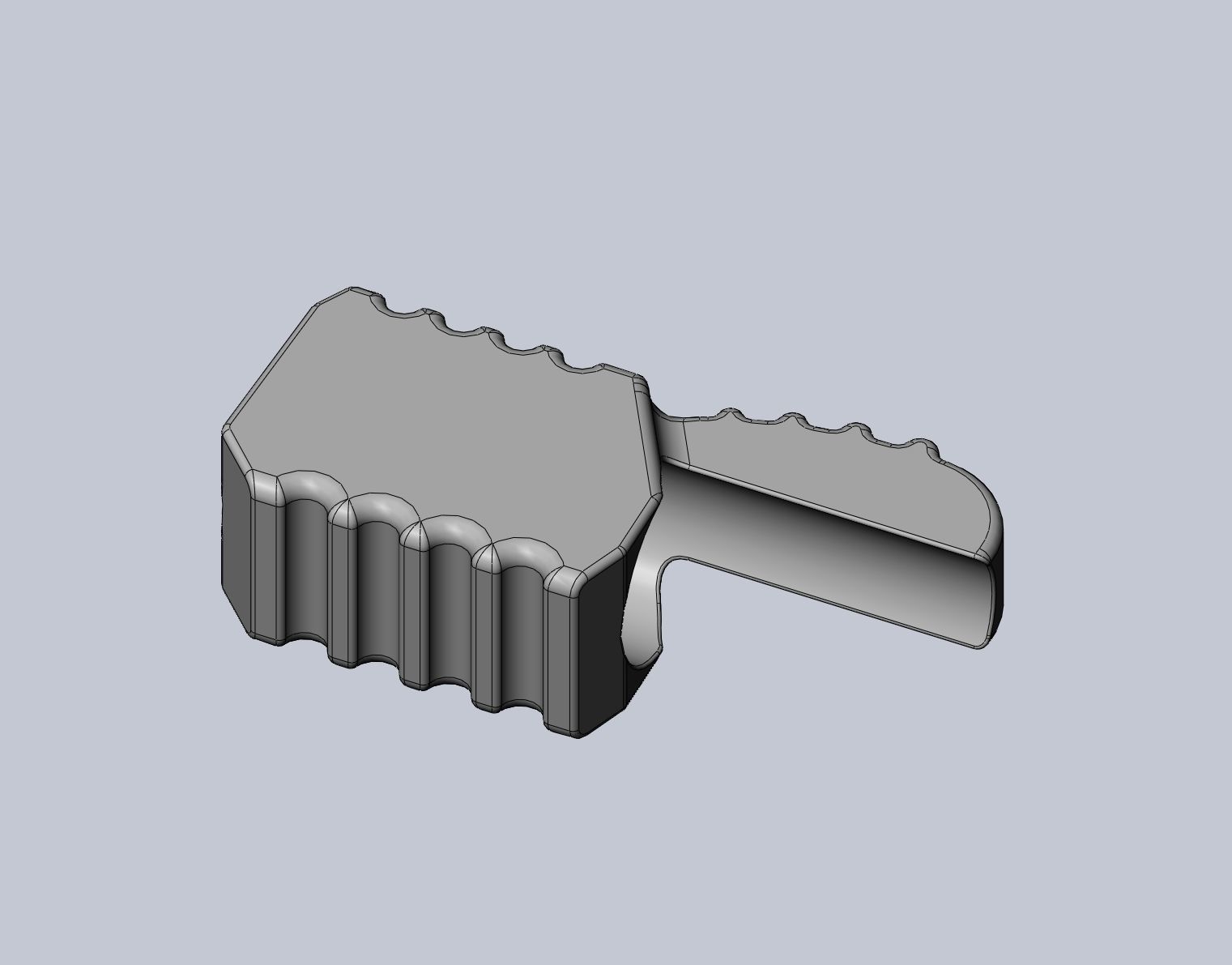 Star Wars Vibro Axe Assembly Models 3D print model_14