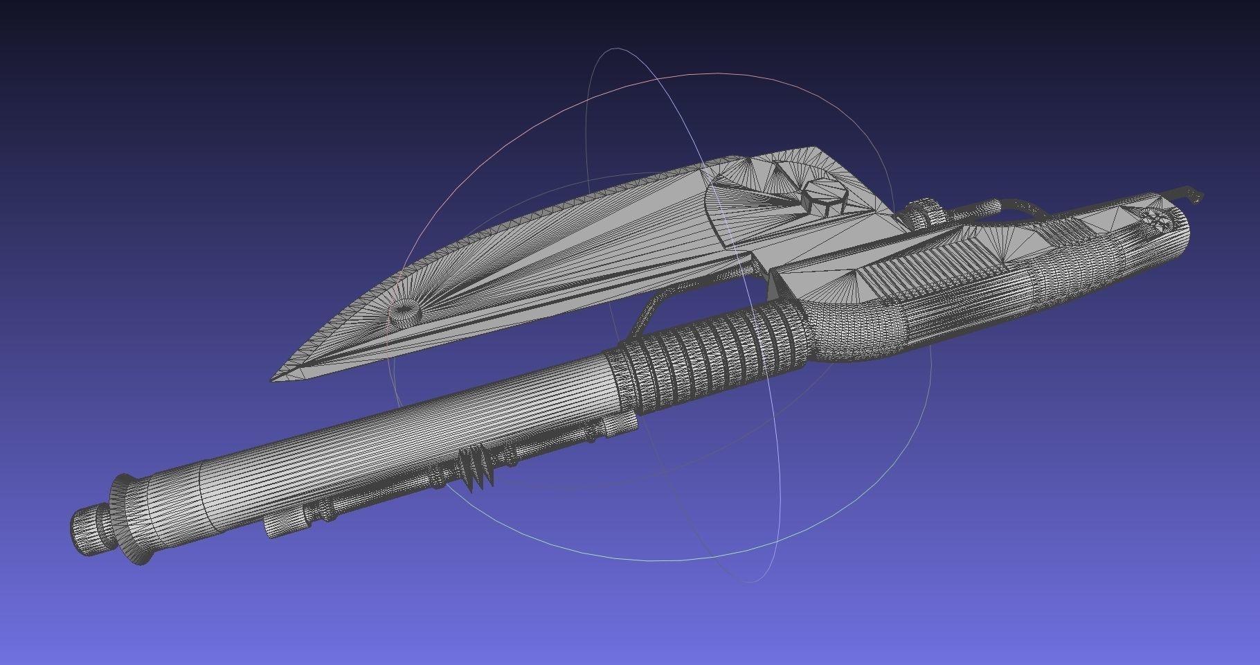 Star Wars Vibro Axe Assembly Models 3D print model_30