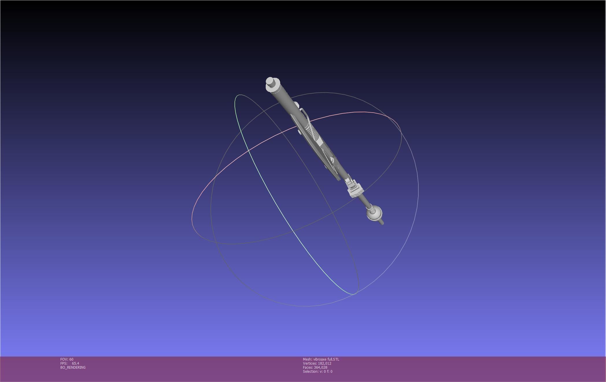 Star Wars Vibro Axe Assembly Models 3D print model_57