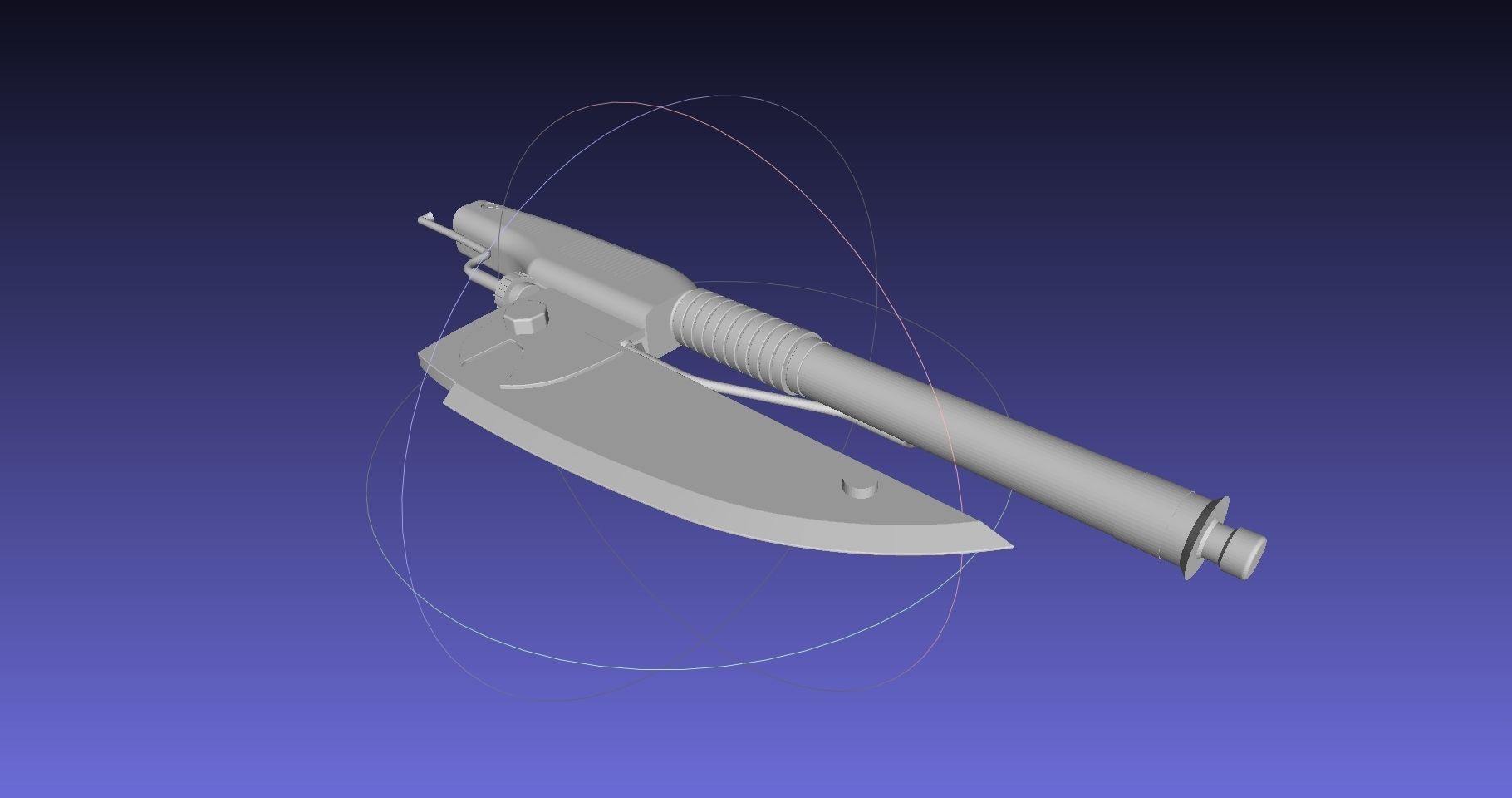 Star Wars Vibro Axe Assembly Models 3D print model_24