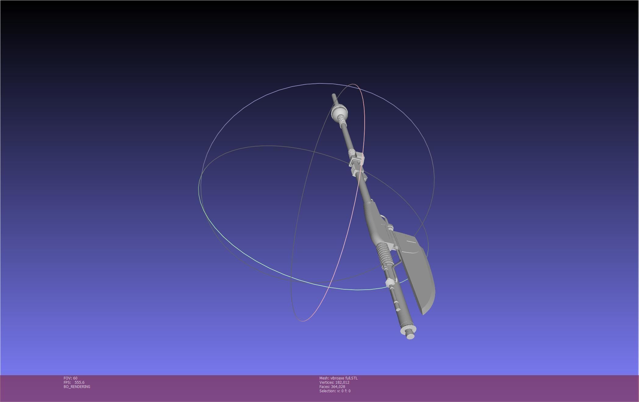 Star Wars Vibro Axe Assembly Models 3D print model_71