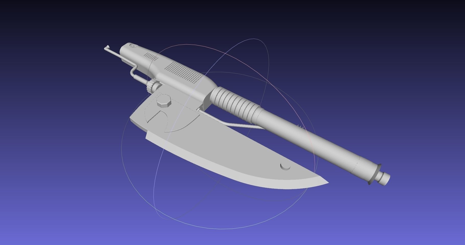 Star Wars Vibro Axe Assembly Models 3D print model_22