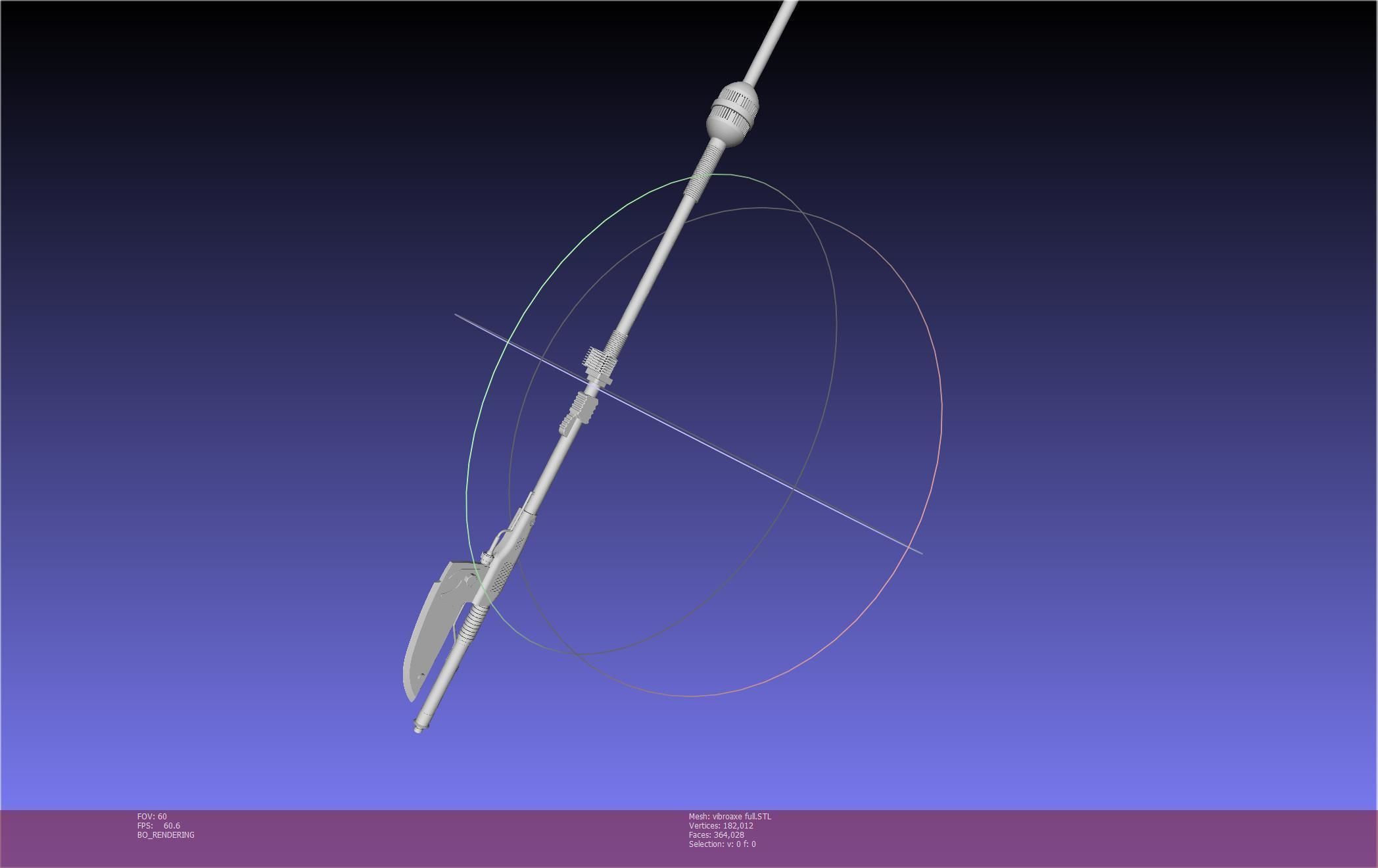 Star Wars Vibro Axe Assembly Models 3D print model_62