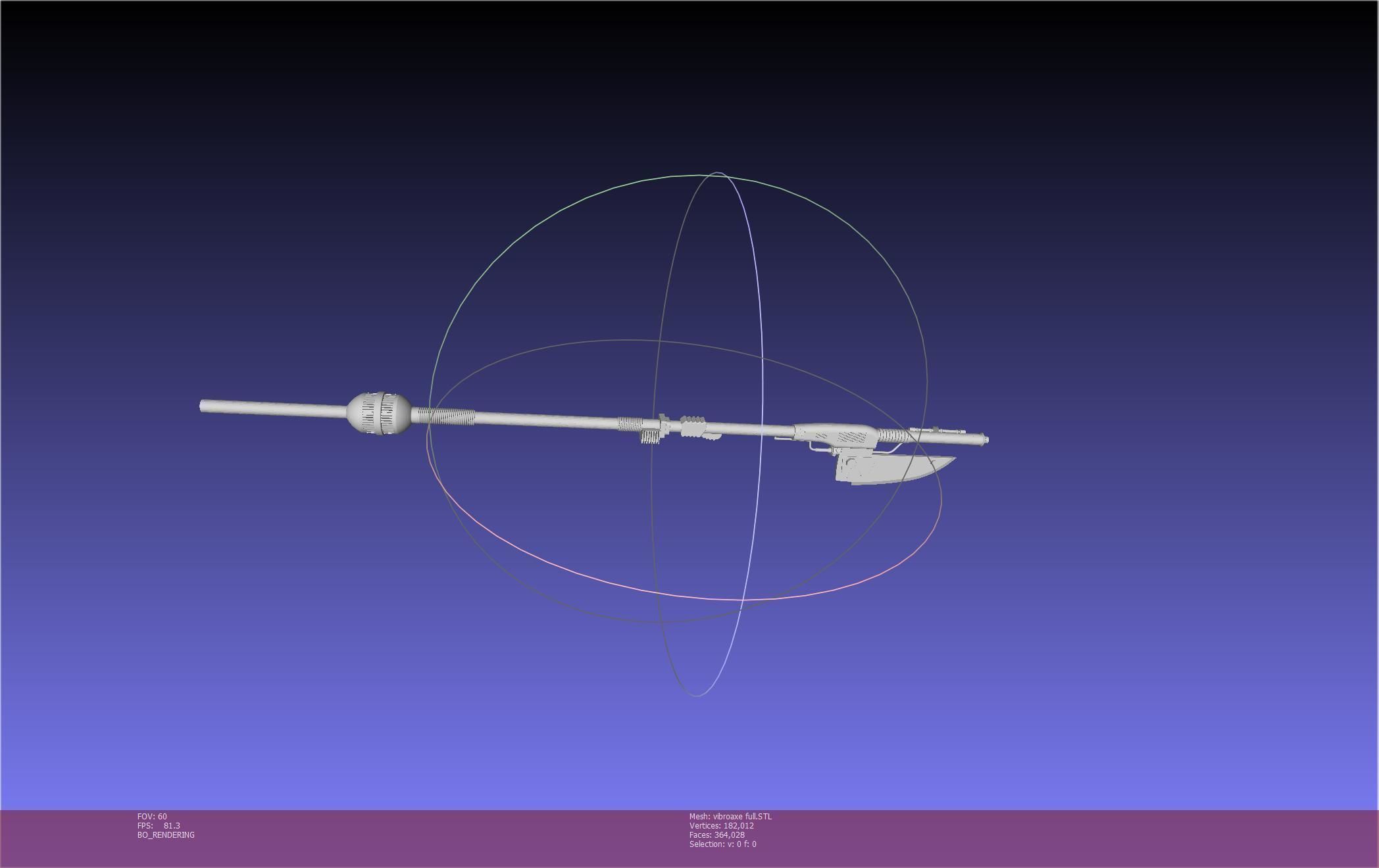 Star Wars Vibro Axe Assembly Models 3D print model_65