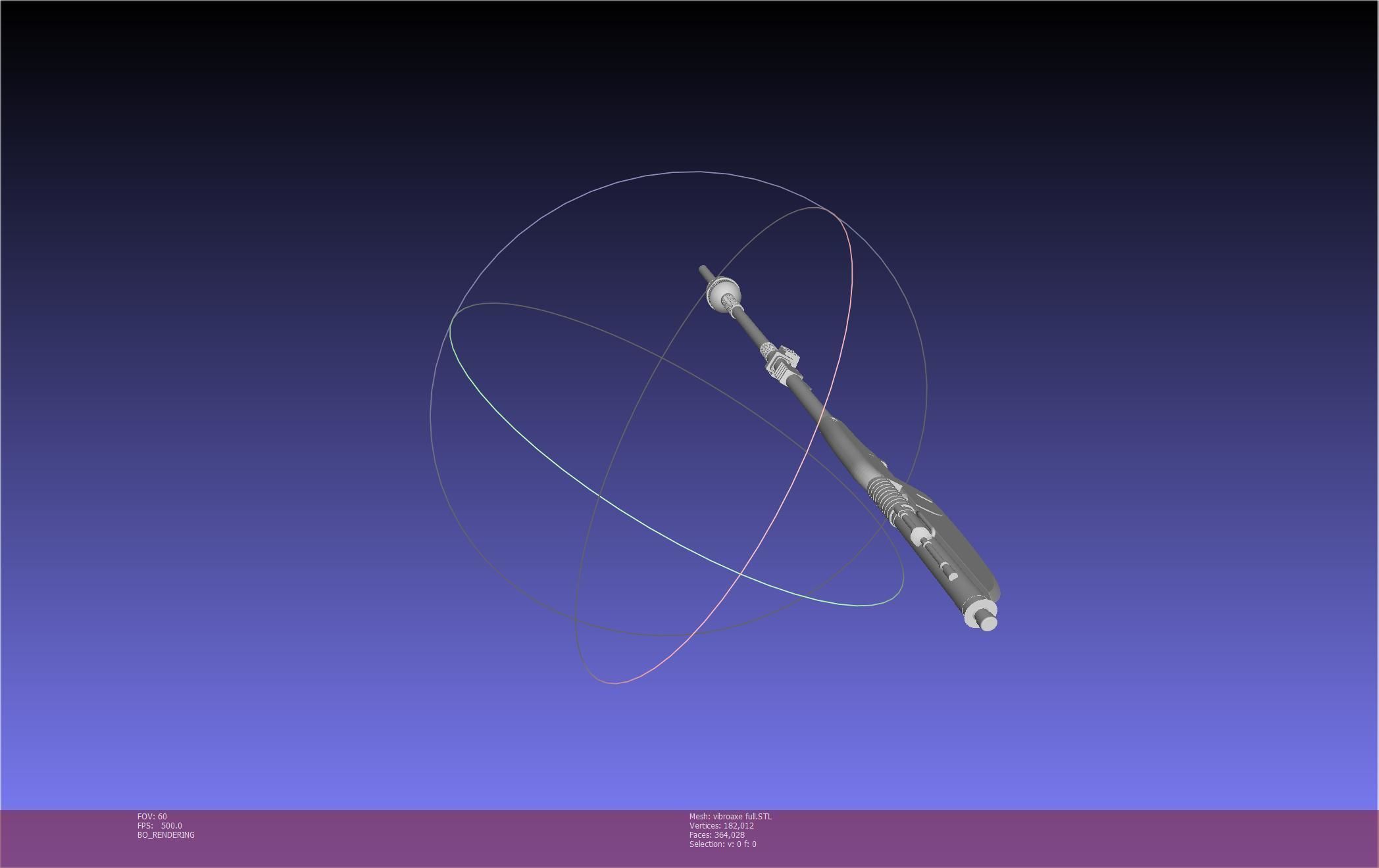 Star Wars Vibro Axe Assembly Models 3D print model_70