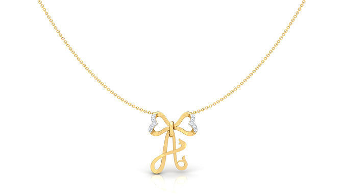 Alphabet -A- Pendant  3D print model