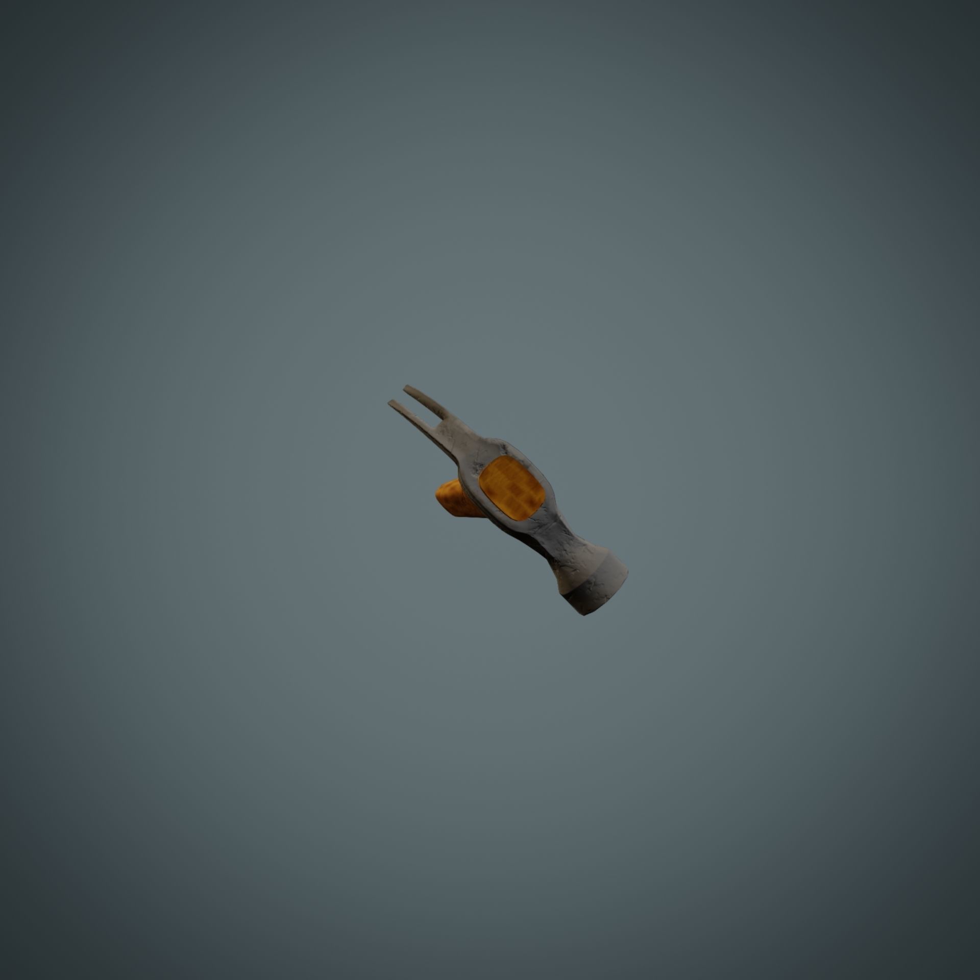 Hammer axe Low-poly 3D model_34