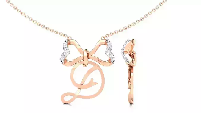 Alphabet D Pendant 