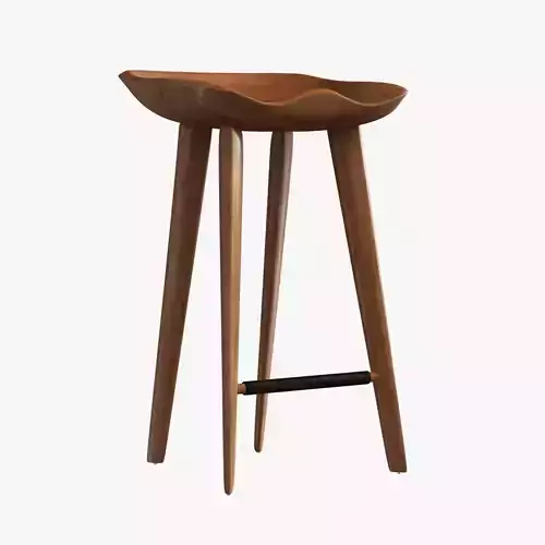 DWR Tractor Counter Stool 3D model