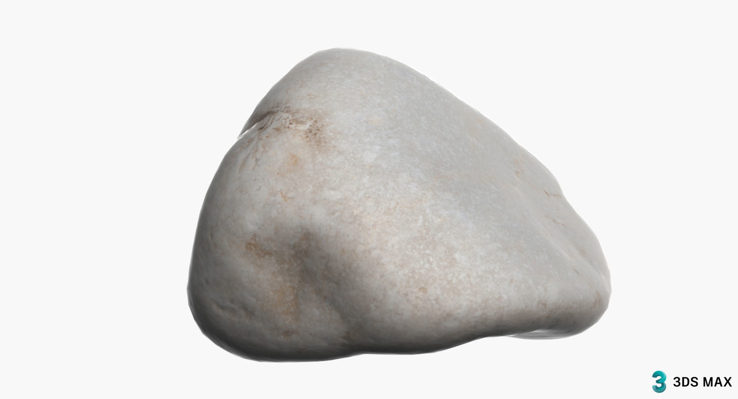 Limestone Pebble 3D model_26