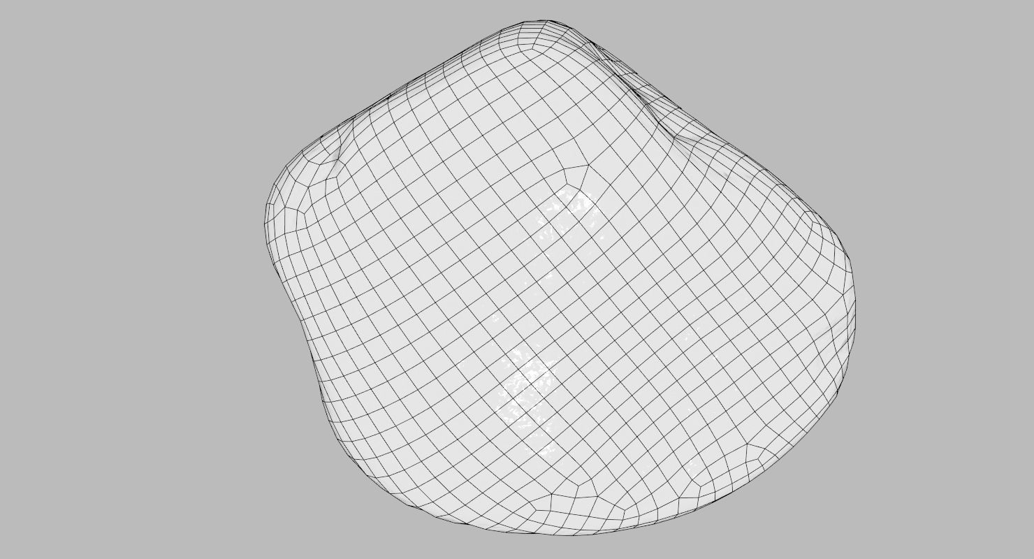 Limestone Pebble 3D model_23