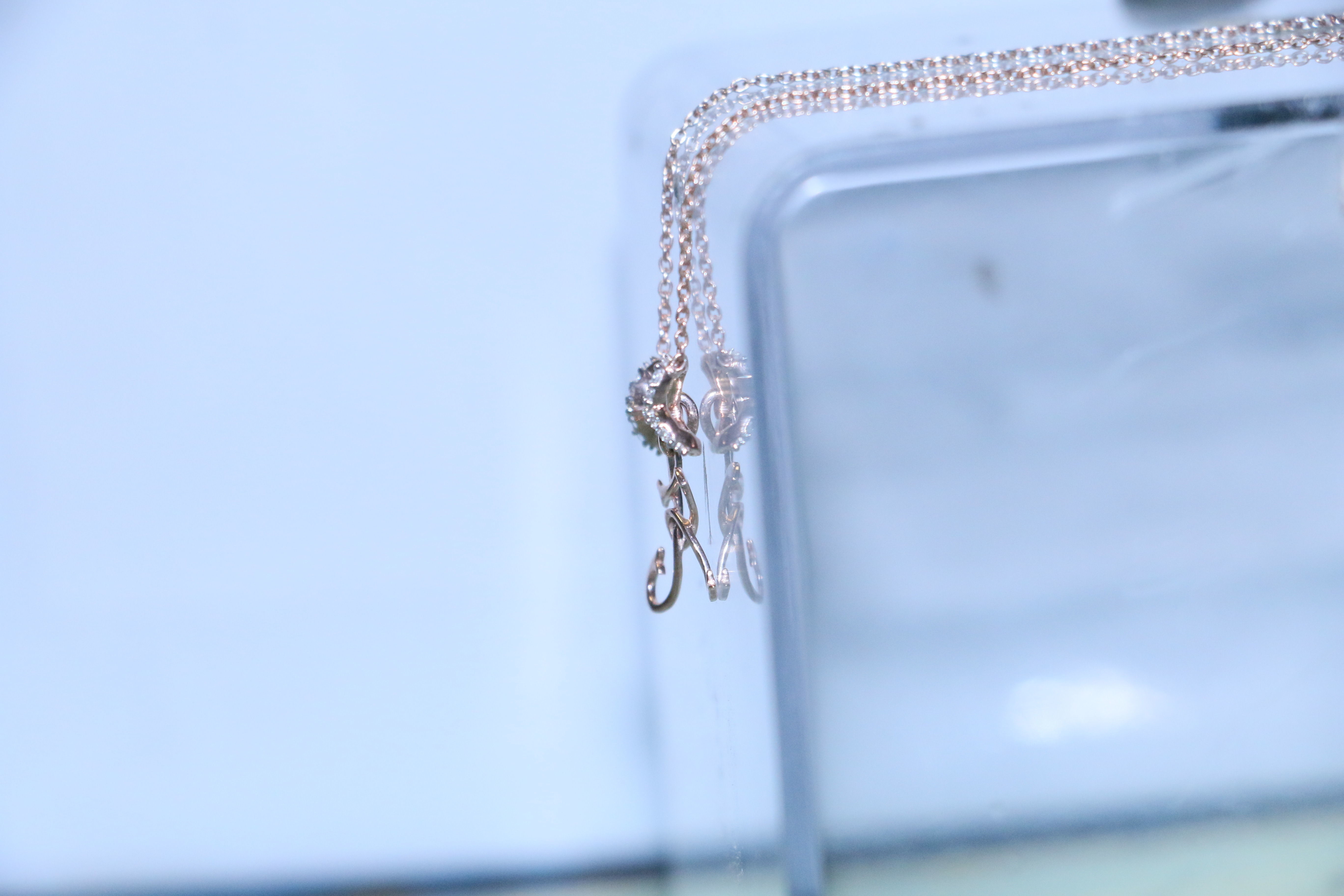 Alphabet K Pendant  3D print model_7