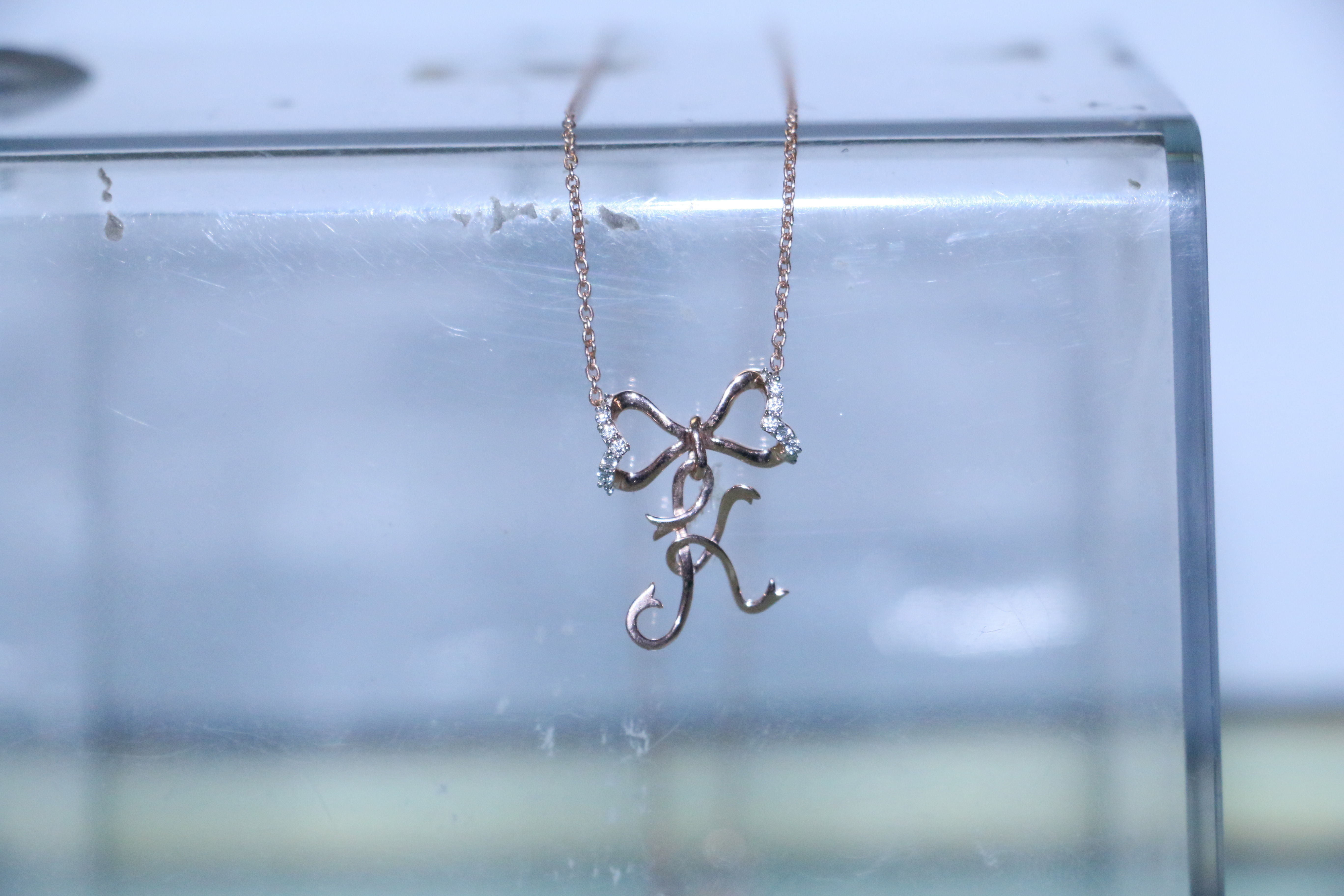 Alphabet K Pendant  3D print model_4