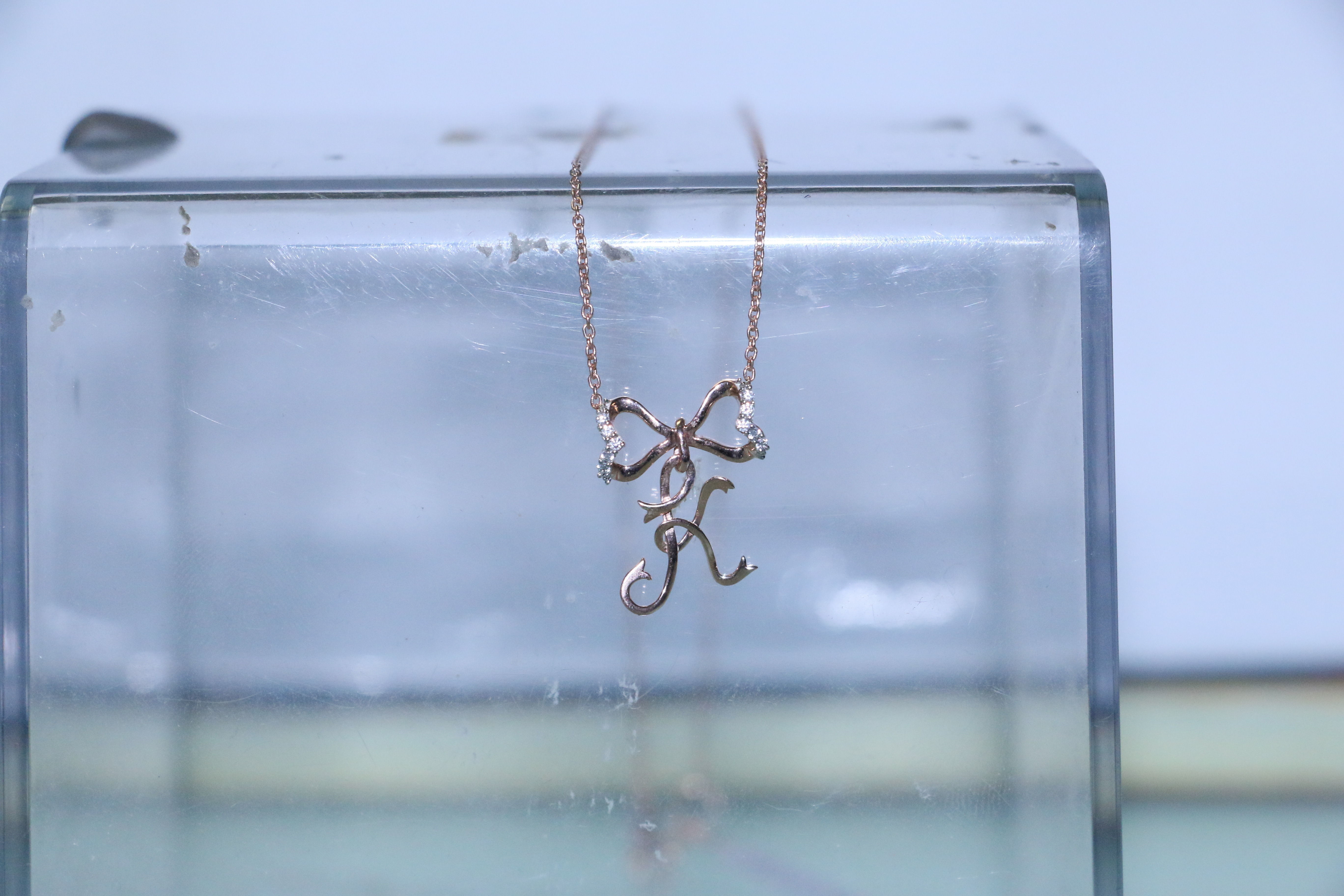 Alphabet K Pendant  3D print model_5