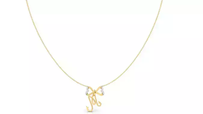 Alphabet M Pendant