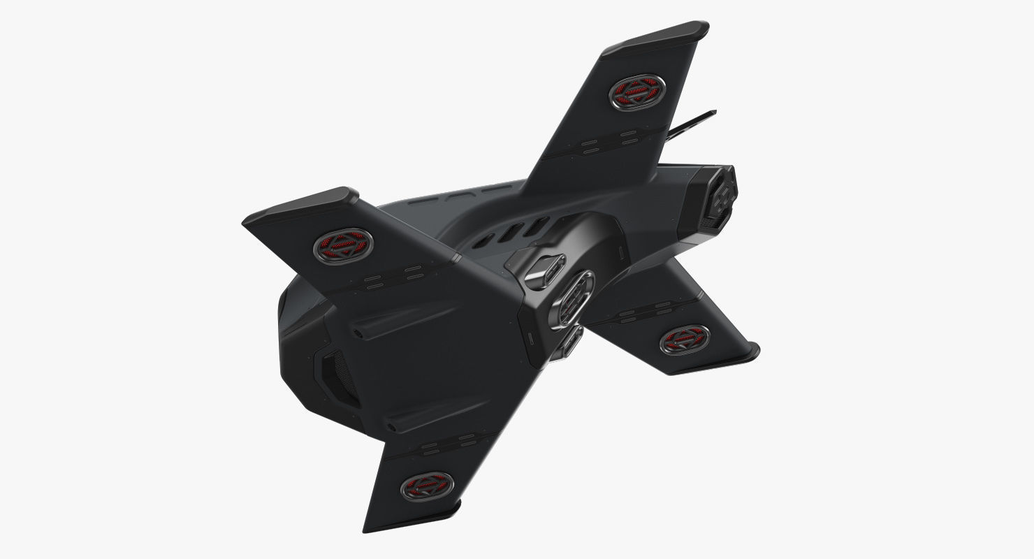 Sci-Fi Drone 2 3D model_14