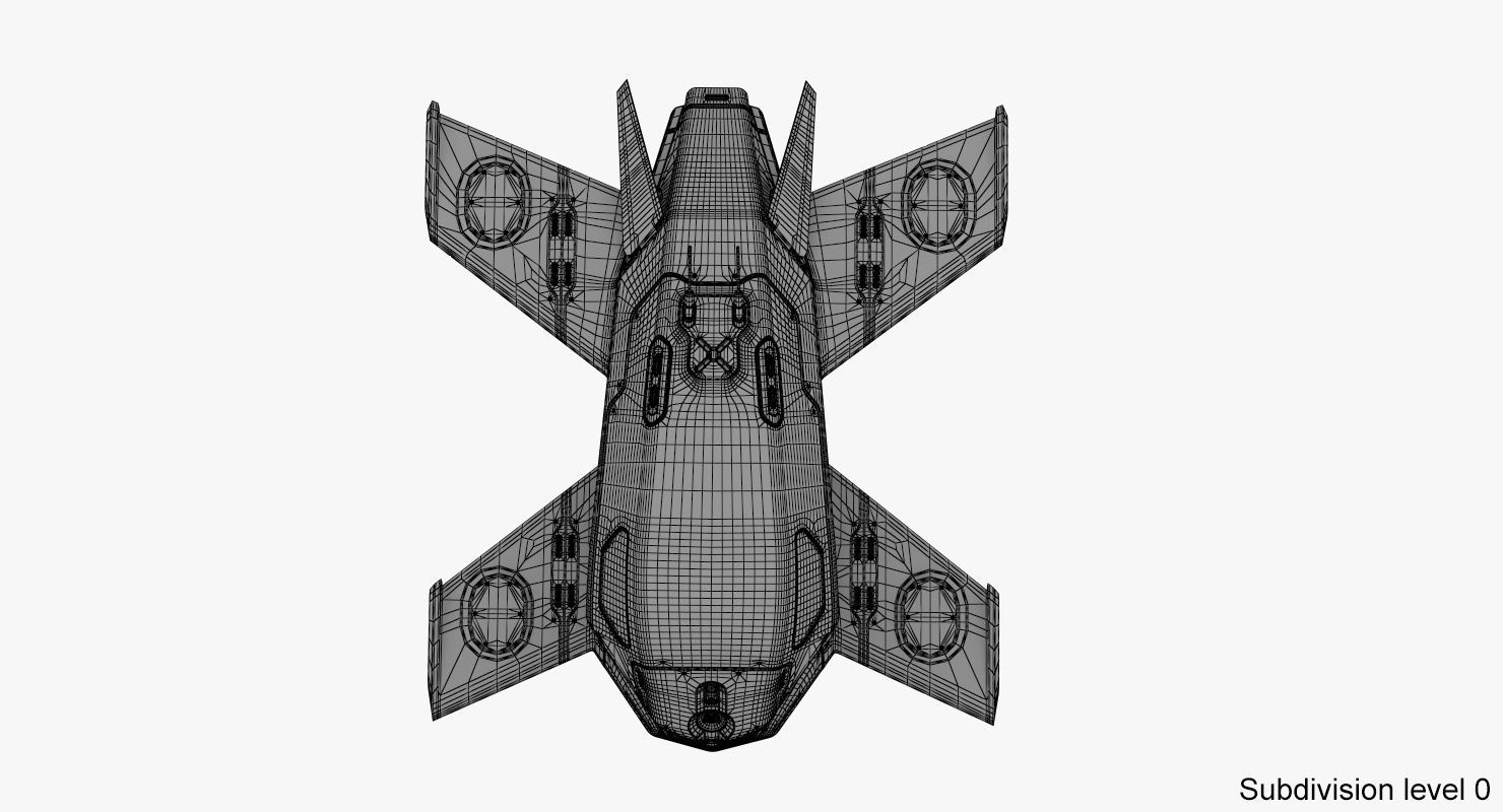 Sci-Fi Drone 2 3D model_19