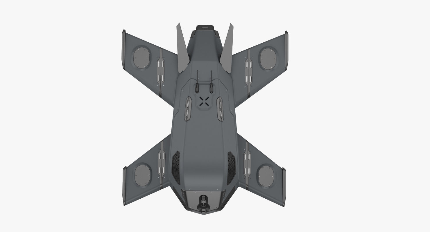 Sci-Fi Drone 2 3D model_12