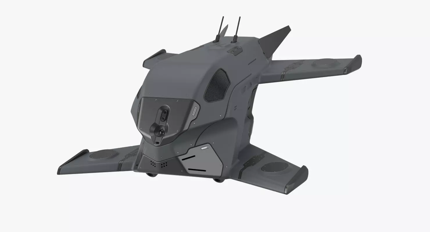 Sci-Fi Drone 2 3D model_0