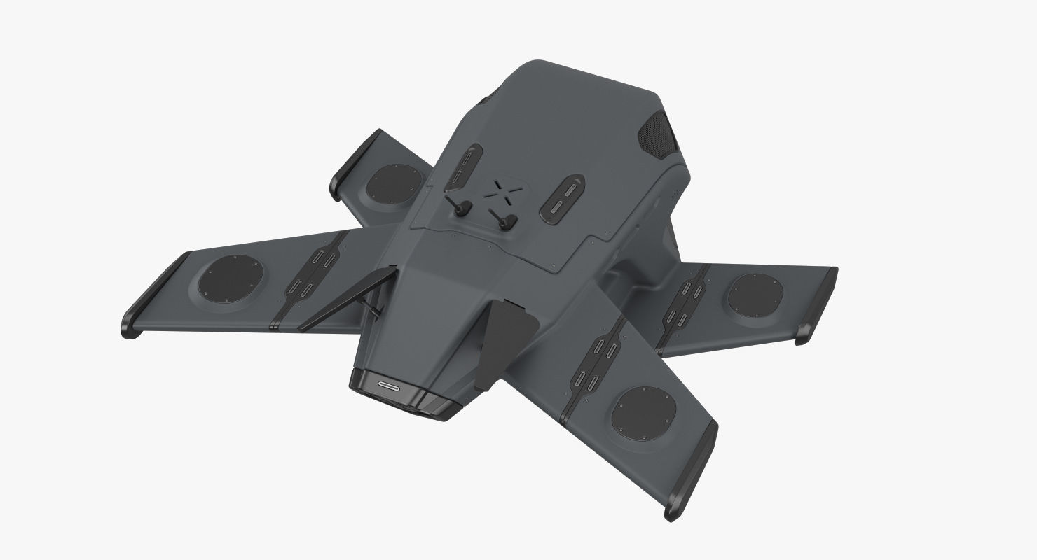Sci-Fi Drone 2 3D model_6