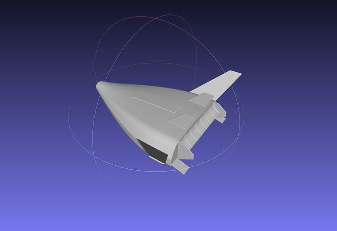 Venture Star X-33 SSTO Concept Miniature 3D print model