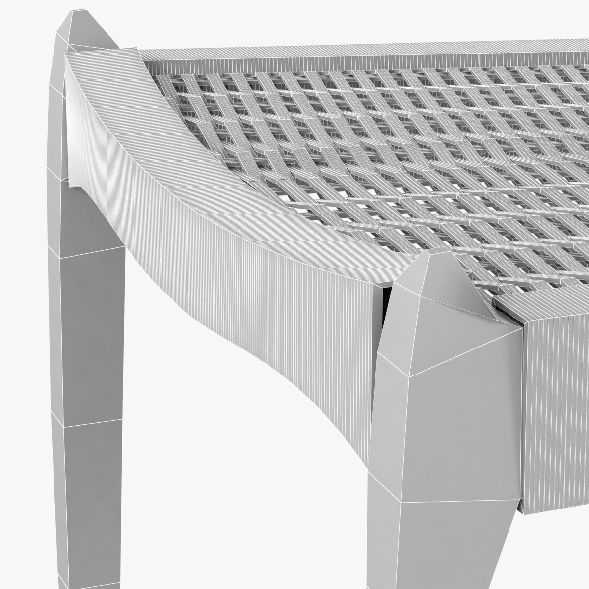 dwr Moller Model 78 Side Chair 3D model_6